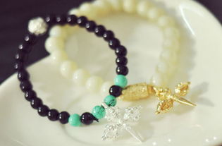 网络爆款 恶搞日本手工半宝石珠三圈单圈十字架穿绳手链饰品批发指南